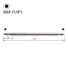 Vessel A14SQ2150 Square Double-ended Bit SQ.2 x 150 2