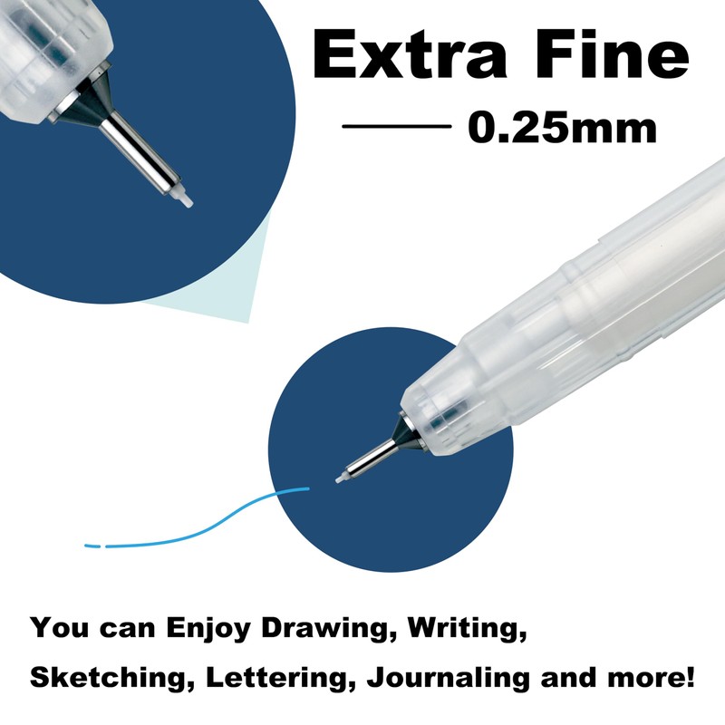 Kuretake Pen Container Empty Pen Millimeter Lead 5-piece Set ECF160-455