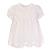 Petit Ami Baby Girls' Dress with Pintucks and Feather Stitching,