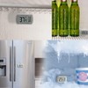AEVETE Waterproof Digital Refrigerator Thermometer Large LCD, Freezer Room Thermometer