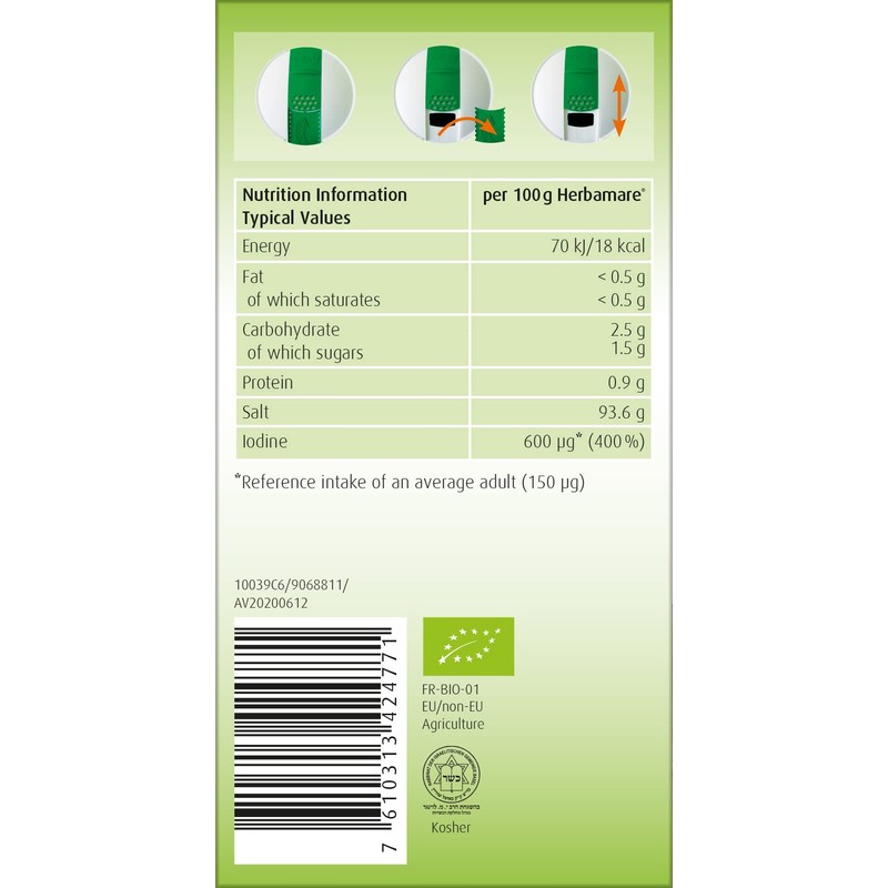 Vogel Herbamare Original (500g = 17.86oz)