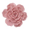 Bitray Pink Incense Holder 3.35" Dia Burner Holder Ceramic Flower