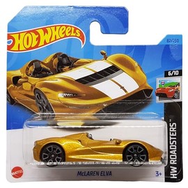 Hot Wheels - McLaren Elva - HW Roadsters 6/10 - HKH40 - Short Card - Gold Metallic - Mattel 2023