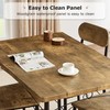 VECELO Kitchen Table Chairs Set for 4, 5 Piece Wood
