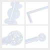 Swing Arm Curtain Rod, 47'' Long, 1.1'' Diameter, Rotate about