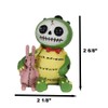 Ebros Gift Furry Bones Magician Tortoise Skeleton Macabre Ossuary Figurine