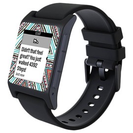 MightySkins Skin Compatible with Pebble 2 SE Smart Watch - Aztec Pyramids | Protective, Durable, and Unique Vinyl Decal wrap Cover | Easy to Apply, Remove, and Change Styles | Made in The USA