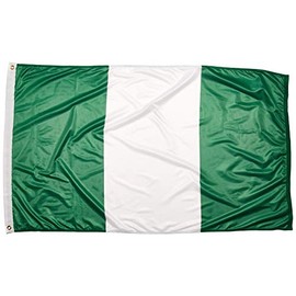 US Flag Store Nigeria Flag 3ft x 5ft Superknit Polyester