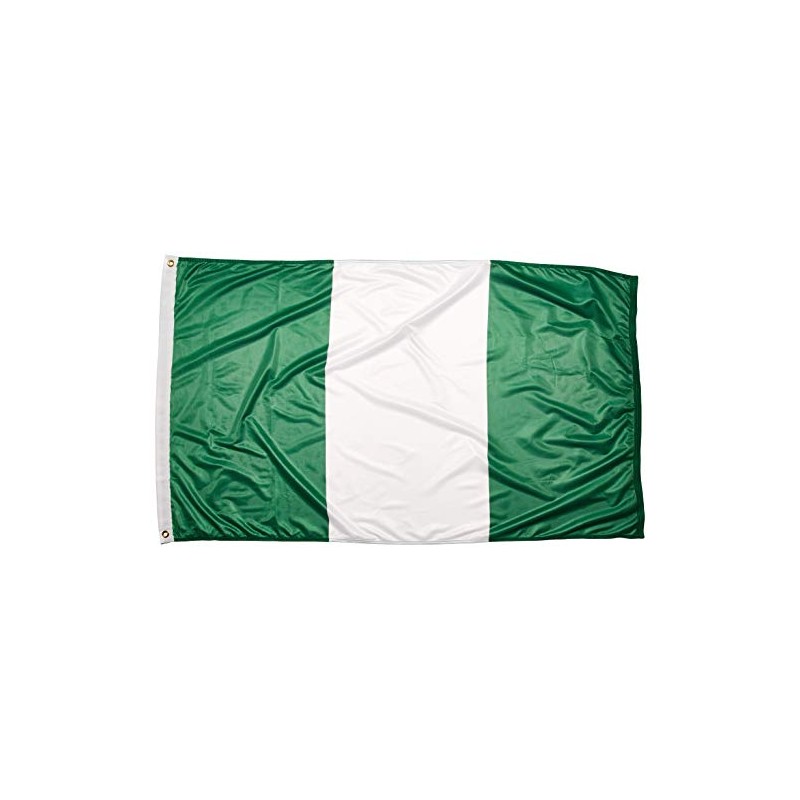 US Flag Store Nigeria Flag 3ft x 5ft Superknit Polyester