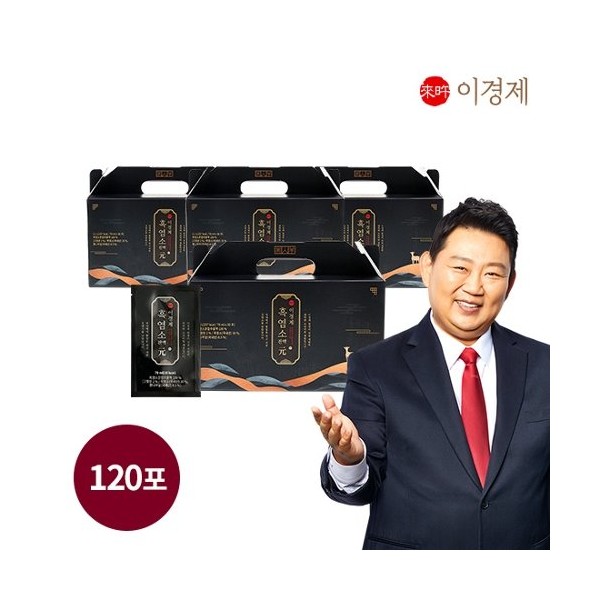 [Laoi Economy] Black goat essence 4 boxes (70ml*30 packs*4 boxes/120 packs), none / [래오이경제]흑염소 진액 元 4박스(70ml*30포*4박스/120포), 없음