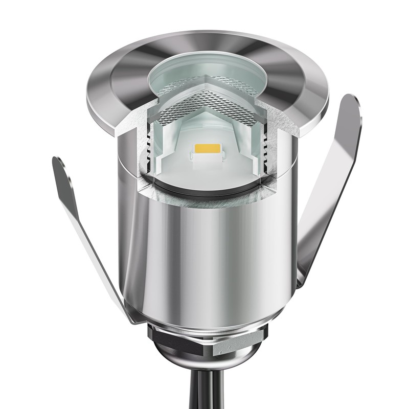 ledscom.de Bino LED Recessed Floor Light for Outdoor Use, IP67,