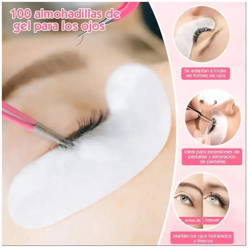 200 Microbrush+100 Parches Hidrogel+100 Cepillos+100 Anillo