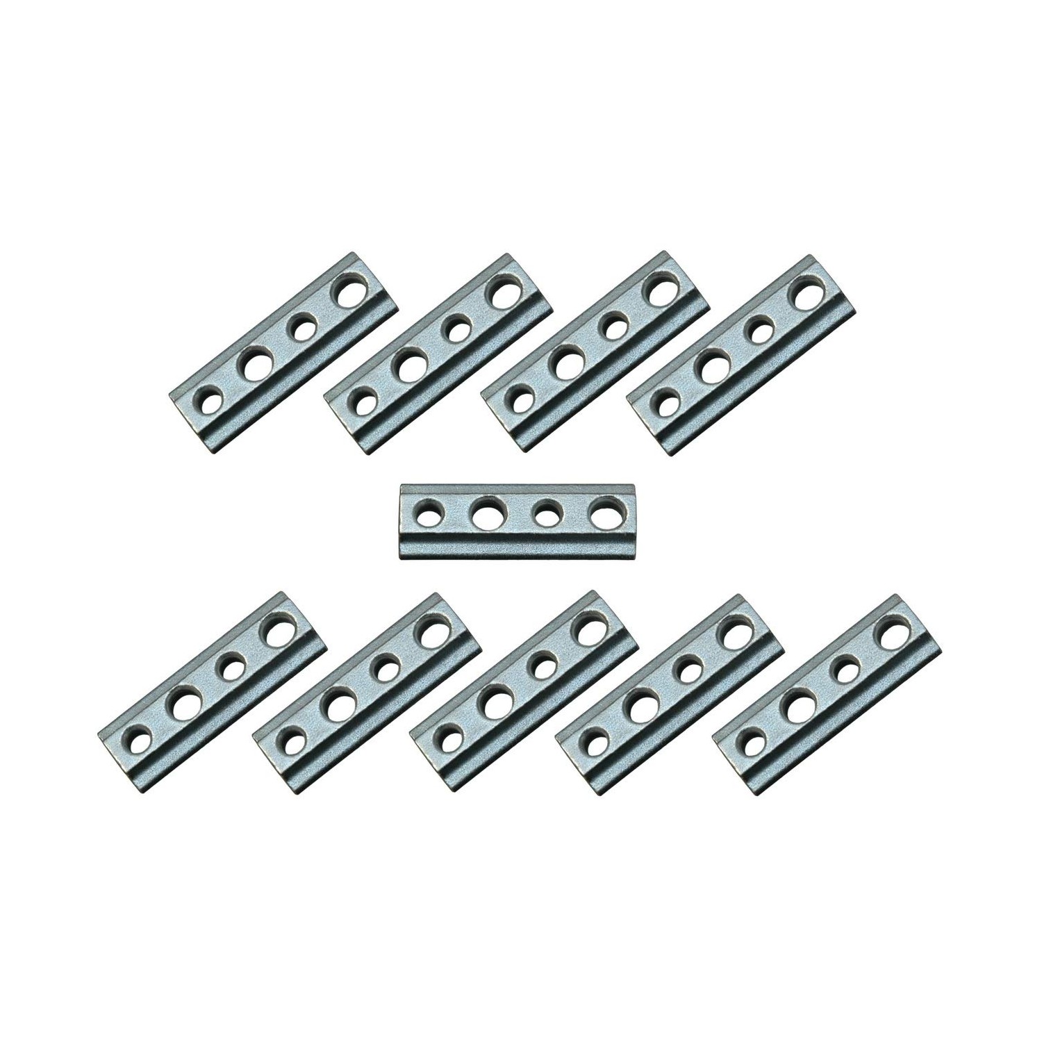 10 x slot nuts with M6 + M8 thread for airline rail, galvanised steel ...