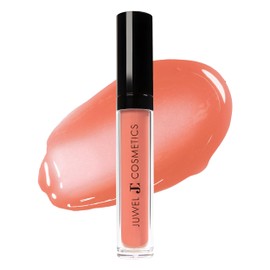 Juwel Cosmetics Ultra Lip Gloss, Gloss for Dry Lips, High Shine, Smooth Finish Moisturizing Lip Gloss with Beeswax, Castor Oil and Vitamin E, Vegan, Talc-free, Elixir