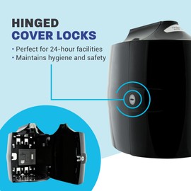 Zogics Wall Mounted Dispenser for Gym Wipes – No-Touch Sanitizing Wipes Dispenser, Mounts Easily to Wall for Quick Access to Disinfecting Wet Wipes (1 Unit)