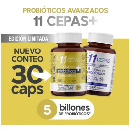 Suplemento Megabiotic Probióticos 5 Billones 11 Cepas 30caps