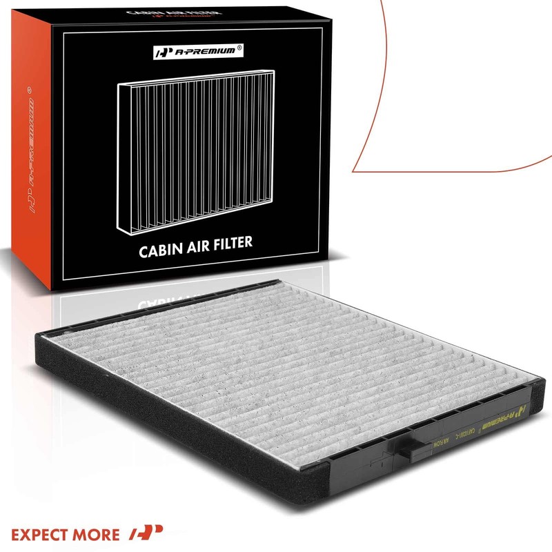 A-Premium 2-PC Cabin Air Filter with Activated Carbon Compatible with