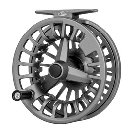 SF SF-003 3/4wt Fly Fishing Reel with Aluminum Alloy Body, Easy-Change Spool for Freshwater, Matte Gunmetal Gray Fly Reel Ideal for Anglers of All Levels