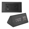 Wooden Digital Alarm Clocks LED Display Temperature Humidity Alarm Clocks