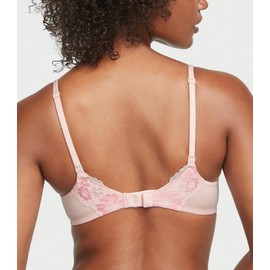 Victoria's Secret Everyday Comfort T Shirt Demi Bra, Lace, Bras for Women, Body by Victoria Collection, Pink (36D)