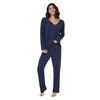 Amorbella Cooling Pyjamas for Women Bamboo Pajamas Jersey Knit Moisture