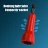 2pcs Wire Twister Nut Tools, Wire Twister with 1/4" Chuck