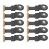 10PCS Set Oscillating Saw Blade Multifunctional Oscillating Multitool Quick Release