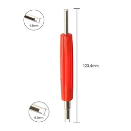 DaiUni Valve Extractor, 2-Sided Valve Extractor Insert Core Tool, Tyre Valve Remover, Valve Repair, Car Key Tyre Repair Tyre Valve Tool, 1 Piece