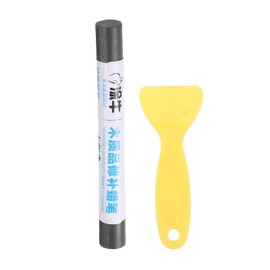 HARFINGTON Wood Filler Sticks Wood Furniture Scratch Repair Filler Sticks Furniture Touch Up Markers with Yellow Scraper for Wood Holes Wood Floor Table Door Cabinet, Iron-Gray