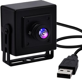 ELP 2 Megapixel Wide Angle Webcam USB 1080P Industrial Use Web Video Conference UVC Plug and Play Support for Windows/Linux/Android/Mac 640x480@100fps, Full HD 2MP OTG USB Webcam USBFHD01M-BL180