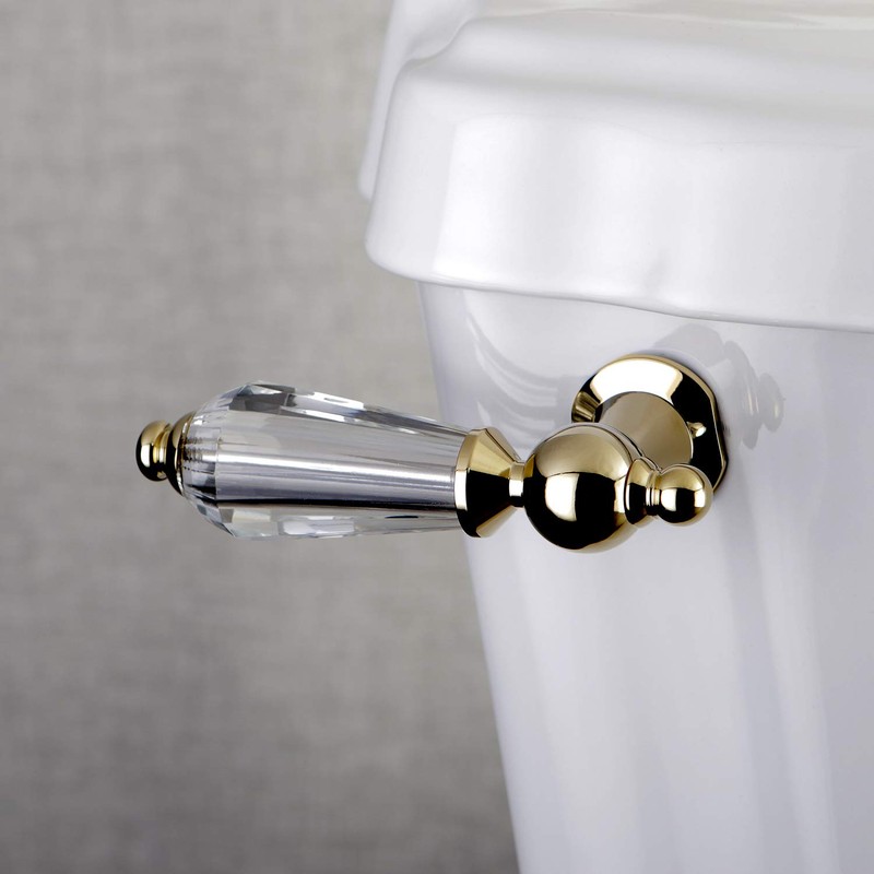 Kingston Brass KTWLL2 Wilshire Toilet Tank Lever, Polished Brass 12.31