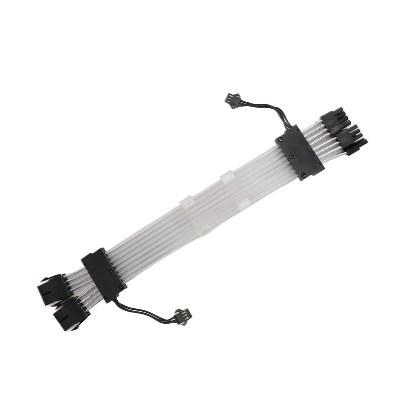 RGB PSU Cables ARGB GPU Power Supply Cable 2x8 Pin