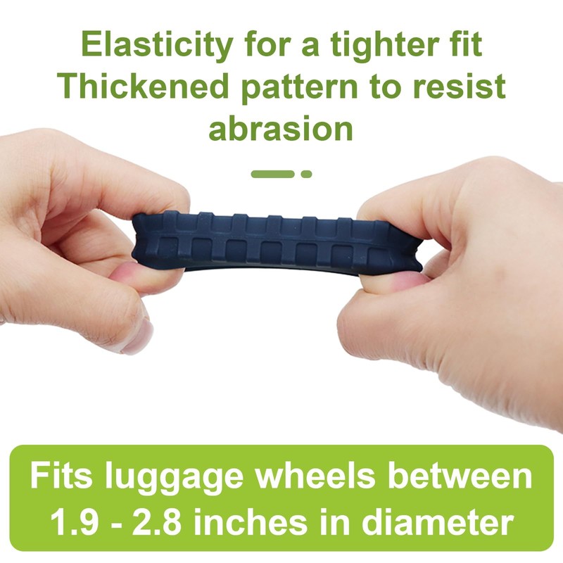Hesdtcet Luggage Wheel Protectors Covers Suitcase Wheel Protectors Luggage Compartment
