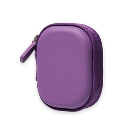 CaseSack Case for Hearing Aids compatible with EarCentic EasyCharge Rechargeable Hearing Aids also for Otofonix Elite/Encore, Banglijian, Britzgo, My Tone, LIGINN, Blaids, Lexie, Tweak (Purple)