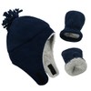 Durio Baby Hat and Gloves Set Boys Winter Hat and