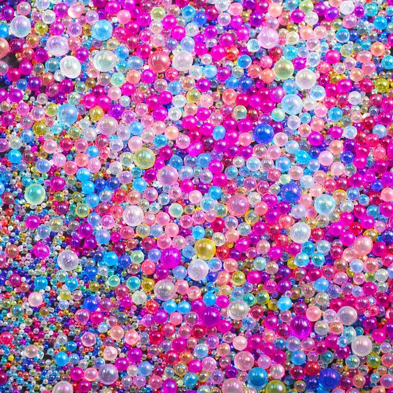 Mesiyun 3D Colorful Nail Caviar Beads Nail Art Micro Bubble