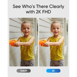 eufy Security eufy Video Doorbell C31, 2K FHD, Dual Power Options, Live Video Call, Easy Installation, Quick-Release Battery, 24/7 Recording, Human and Motion Detection, HomeBase S380 Compatible, No Monthly Fee