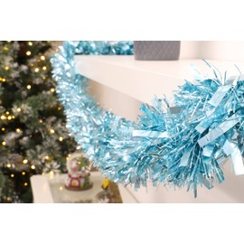 Christmas Concepts® 3 m / 9.8 ft chunky / fine Christmas tinsel - Christmas decoration - high-quality tinsel