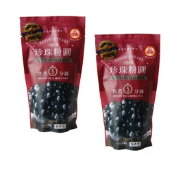 WuFuYuan - Tapioca Pearl Black 8.8 Oz / 250 G (Pack of 2)