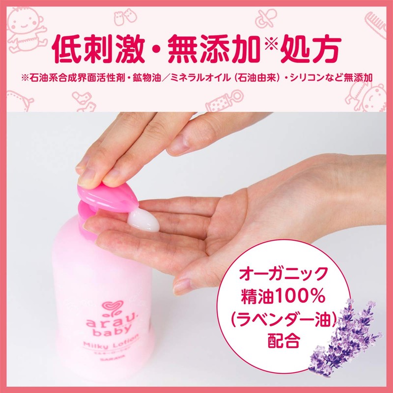 Arau Baby Milky Lotion 10.1 fl oz (300 ml)