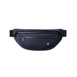 WATERFLY Fanny Pack Waist Packs: Small Waist Bag for Women Men Fashion Crossbody Belt Bags for Hiking Running Travel Walking-Dark Blue