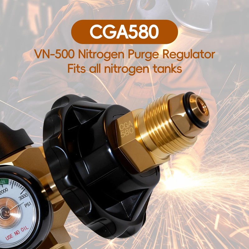 JZWELD VN-500 Nitrogen Purging Regulator