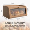 LOHASOK Bread Box for Kitchen Countertop Large Bread Box Farmhouse