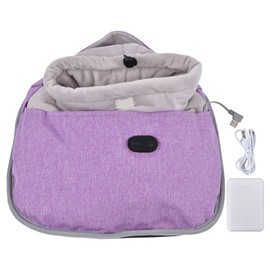 Foot Warmer Intelligent Three Speed Temperature Control Usb Charging Simulation Massage Foot WarmerPurple