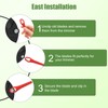 Dxyue Pack of 100 Plastic Blades Replacement for Stihl Polycut
