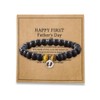 Fathers Day Bracelet for First Time Dad Gifts from Wife