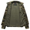 Pursky Men's Camouflage Military Jacket Canvas Cotton Casual Field Jacket