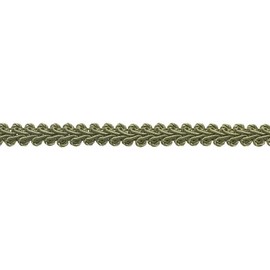 1/2" (1cm) Basic Solid Collection French Gimp Braid Trim # FGS, Sage Green #L83 (Medium Moss Green) 10 Yards (30 ft/9.5m)