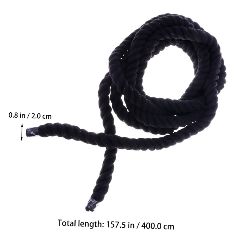 Operitacx 4M Cotton Twine String Rope Thickened Braided Craft Cord