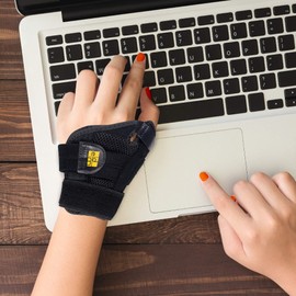 EVERYDAY MEDICAL CMC Joint Thumb Splint for Arthritis and Carpal Tunnel Syndrome I Thumb Immobilizer Brace for Arthritis, Carpal Tunnel, CMC Joint, and Tendonitis I Stabilizer Support Splint